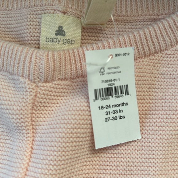 Gap Baby Girl Sweater Pants 18-24 months NWT - Picture 3 of 4